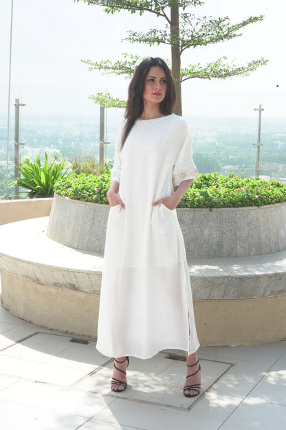 Victoria White Kaftan