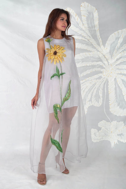 Aysel Sunflower Long Dress