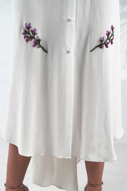 Ilana White Floral Kaftan